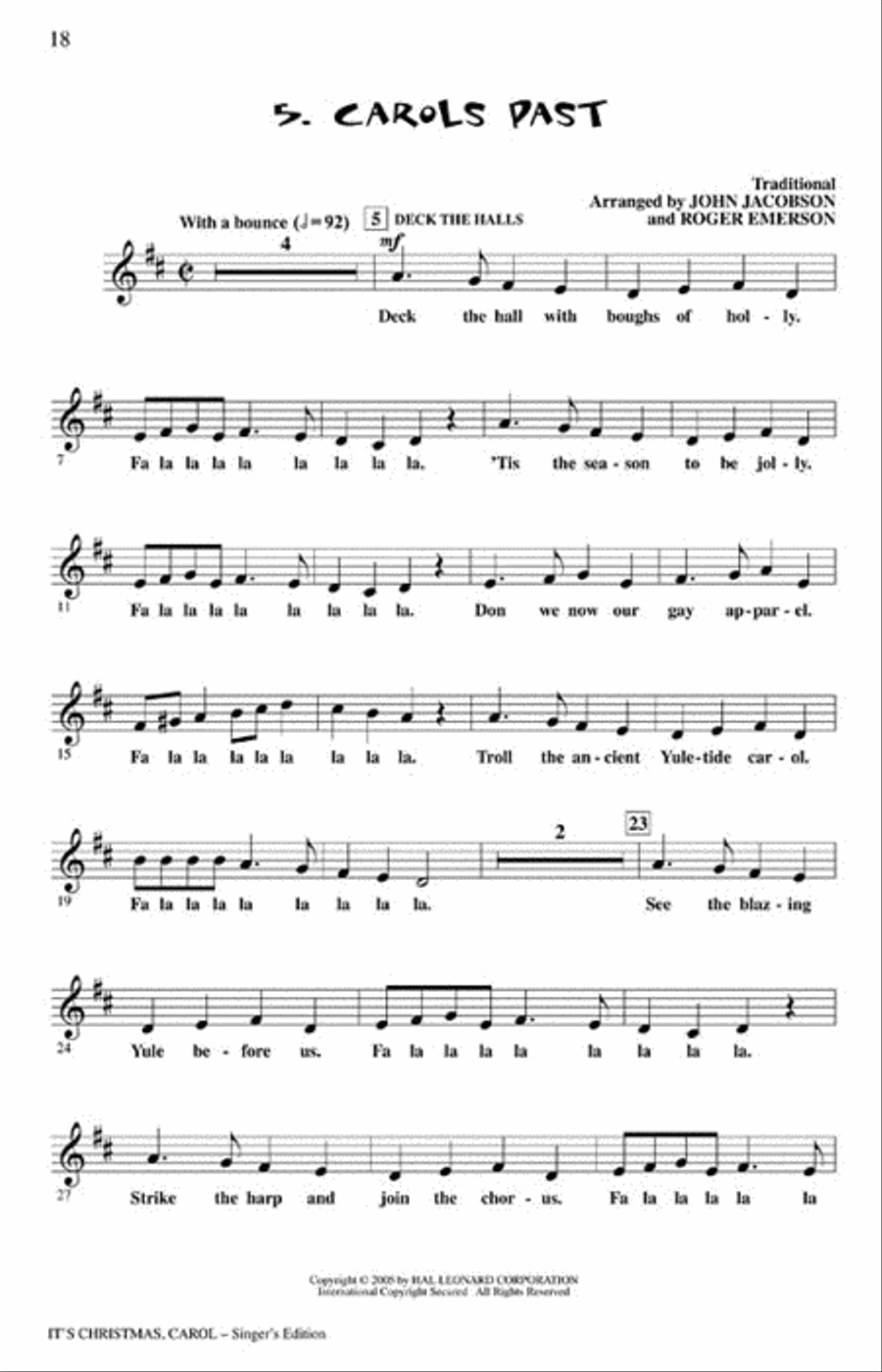 It's Christmas, Carol! Choir scores gallery preview page 6