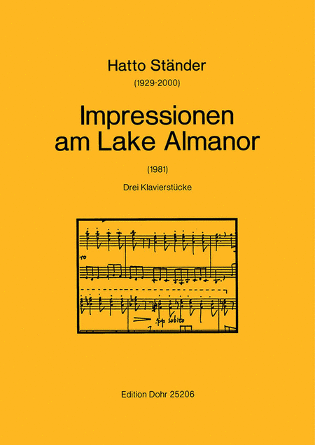 Impressionen am Lake Almanor (1981) -Drei Klavierstücke-