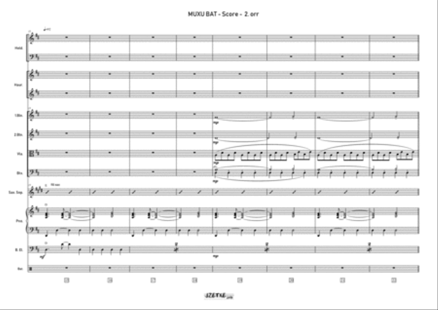 MUXU BAT (Score) String Orchestra scores gallery preview page 5