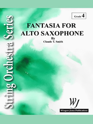 Book cover for Fantasia for Alto Saxophone