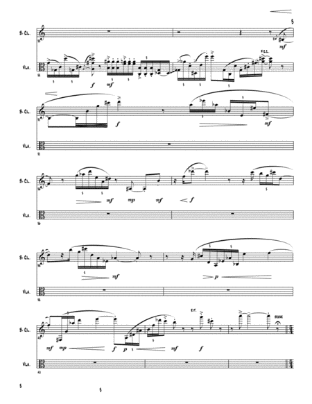 "Temptations" Dialogues for clarinet and viola image number null