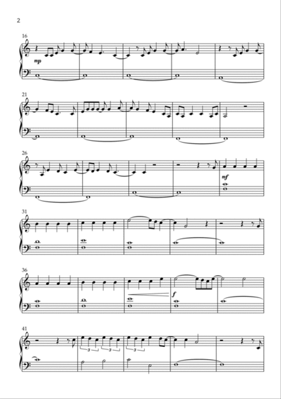 Drivers License Easy Piano scores gallery preview page 2