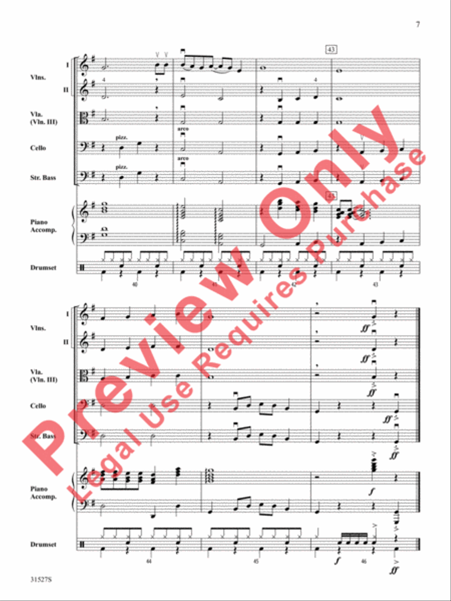 (What a) Wonderful World String Orchestra scores gallery preview page 8