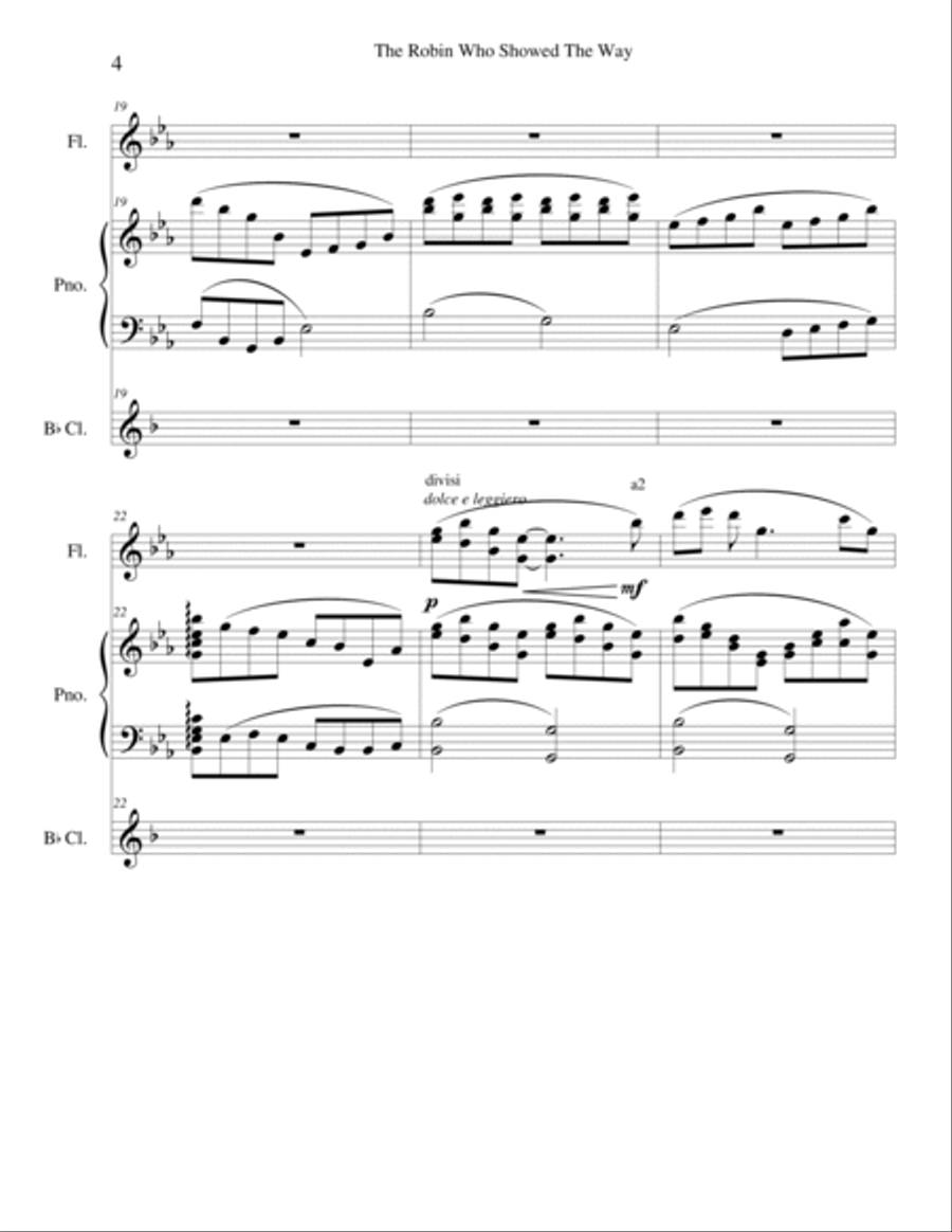 The Robin Who Showed The Way Small Ensemble scores gallery preview page 4