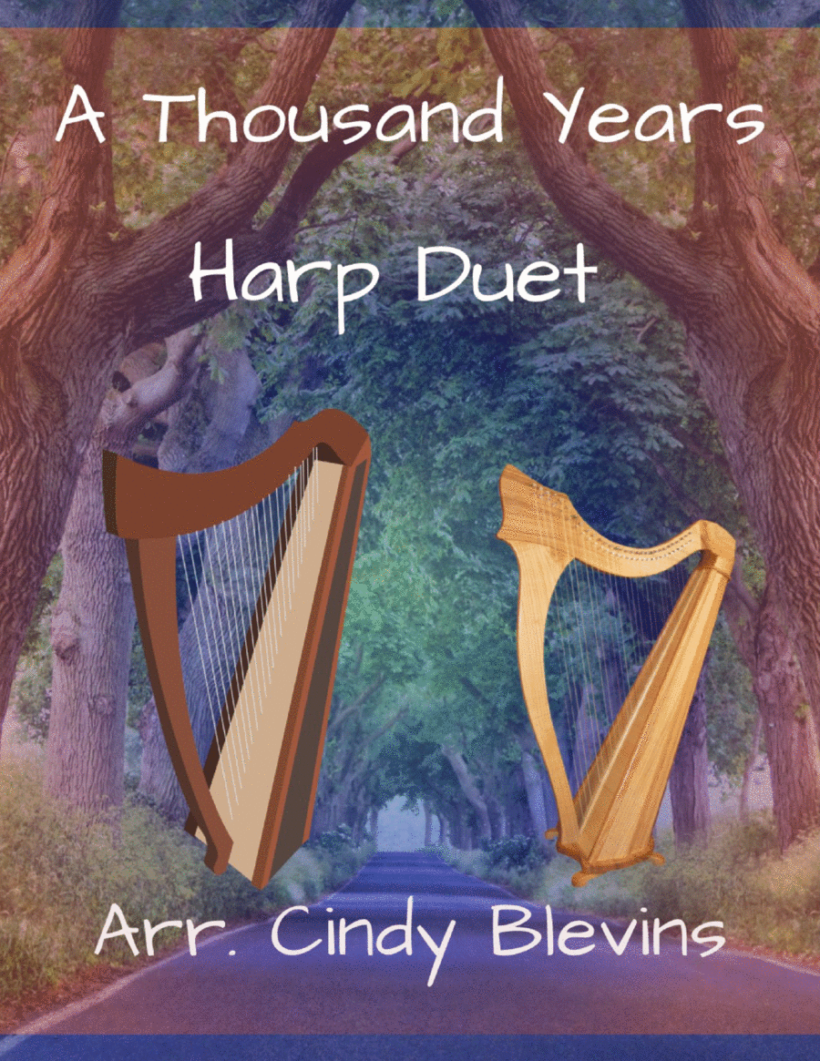 A Thousand Years Harp scores gallery preview page 1