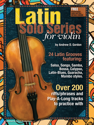Book cover for Latin Solo Series for Violin