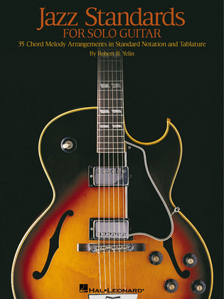 Book cover for Jazz Standards for Solo Guitar