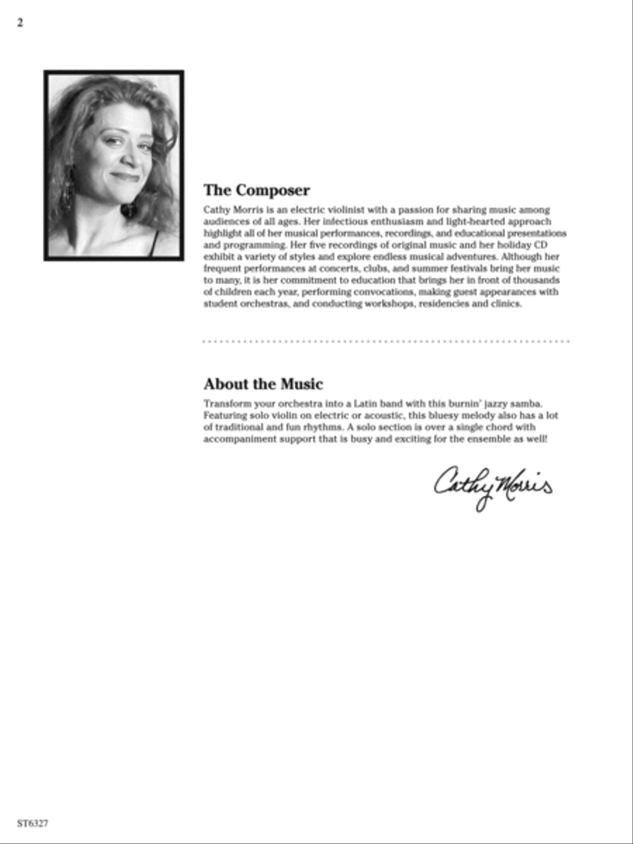 Brazilian Spice: Score Brazilian Spice: Score String Orchestra scores gallery preview page 2
