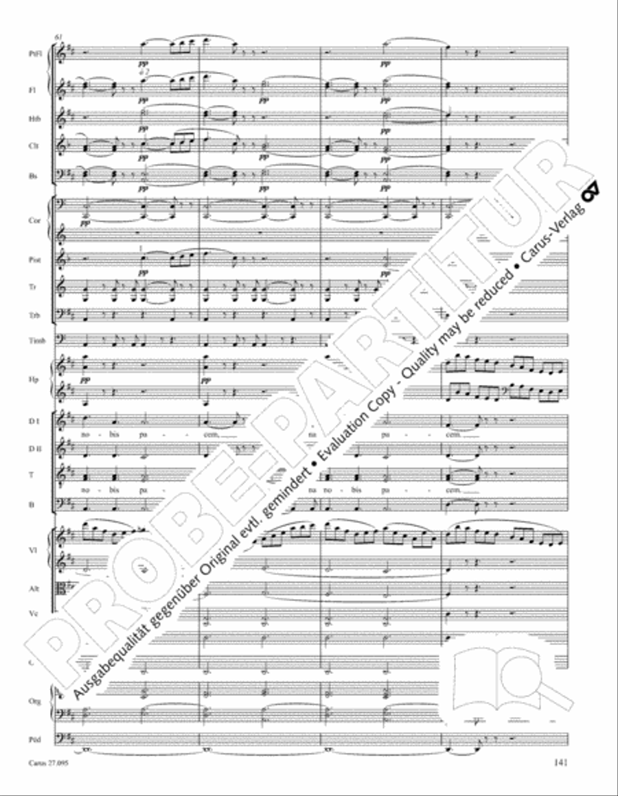 Messe solennelle de sainte Cecile STB scores gallery preview page 154
