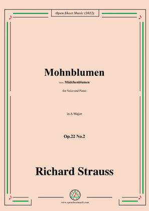 Richard Strauss-Mohnblumen,Op.22 No.2,in A Major,