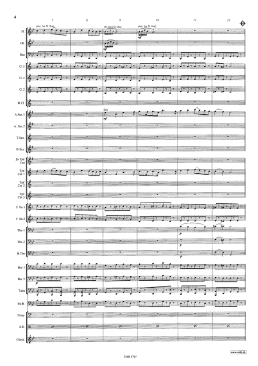 March Of The Three Kings March Of The Three Kings Concert Band scores gallery preview page 5