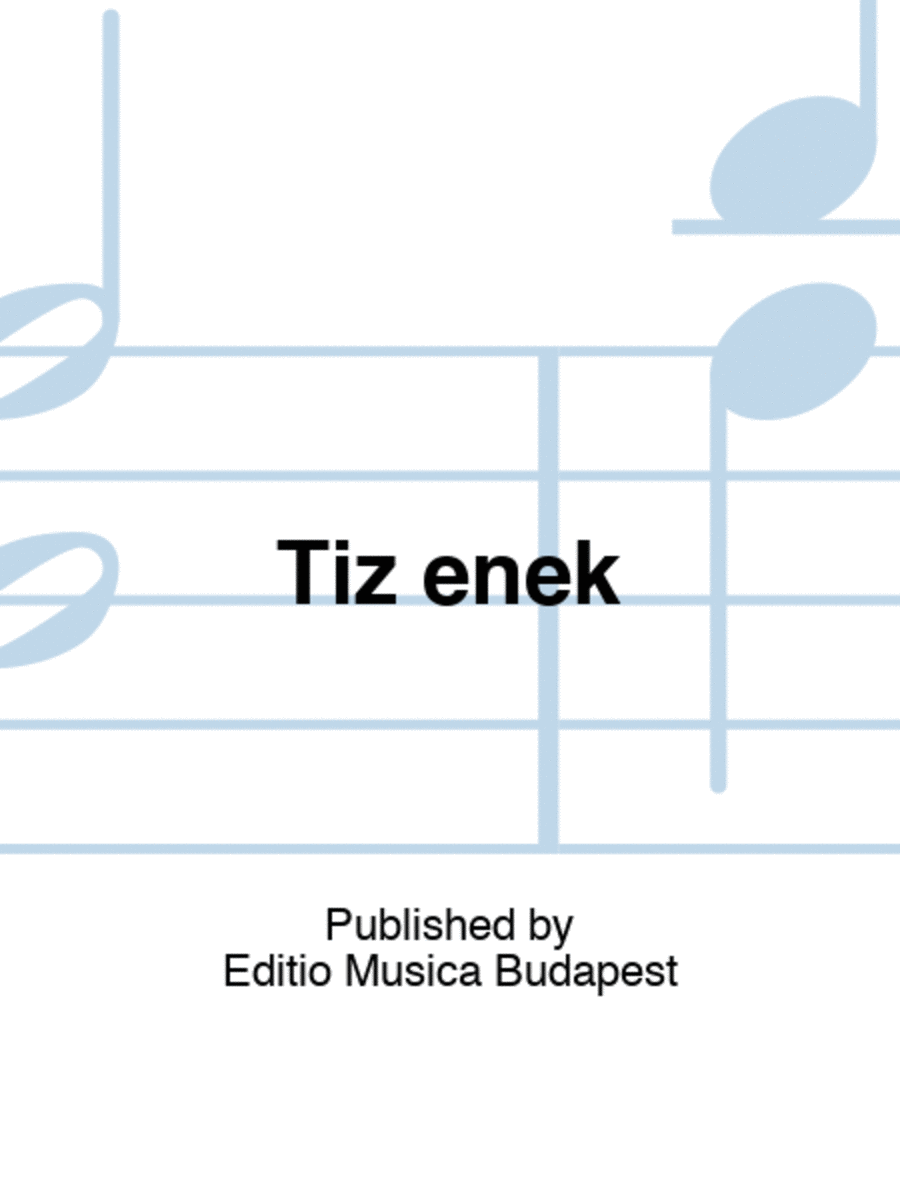 Tiz ének A Cappella scores gallery preview page 1