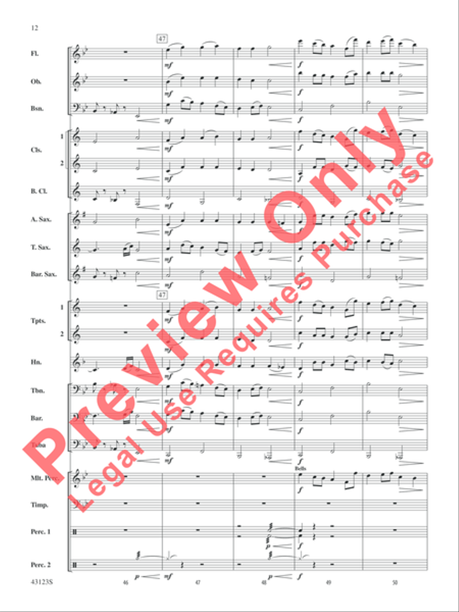 Minecraft Minecraft Concert Band scores gallery preview page 12