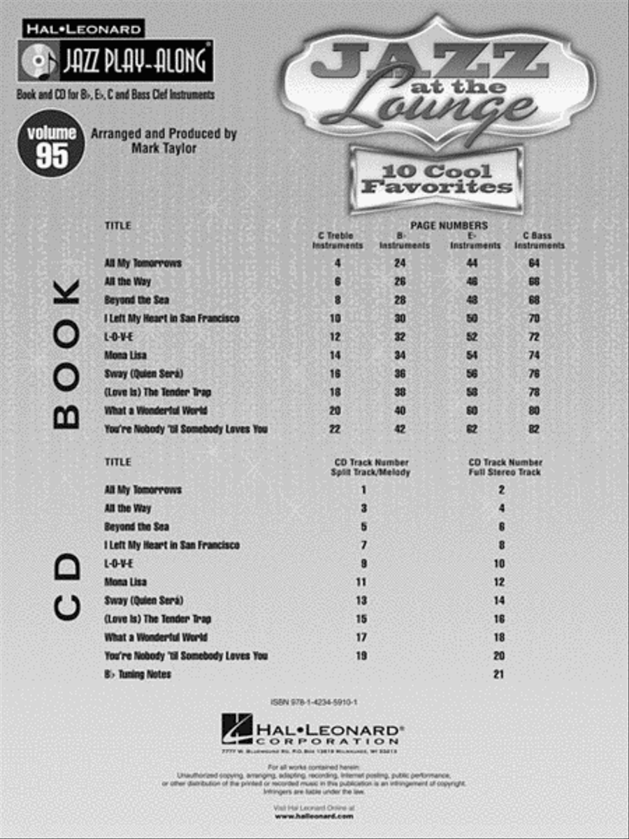Jazz at the Lounge C Instrument scores gallery preview page 3