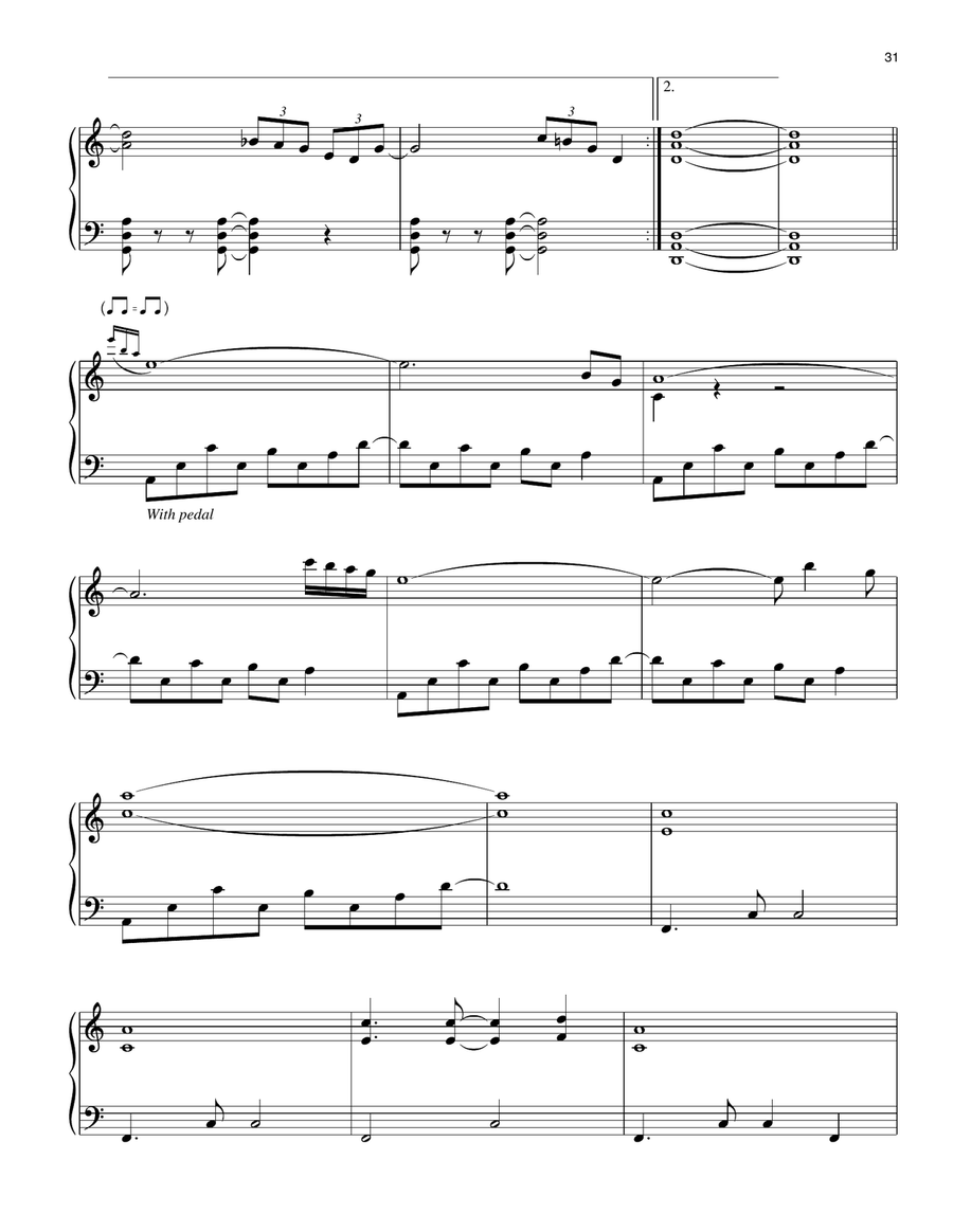 Tuesday Afternoon (Forever Afternoon) Piano Solo scores gallery preview page 2