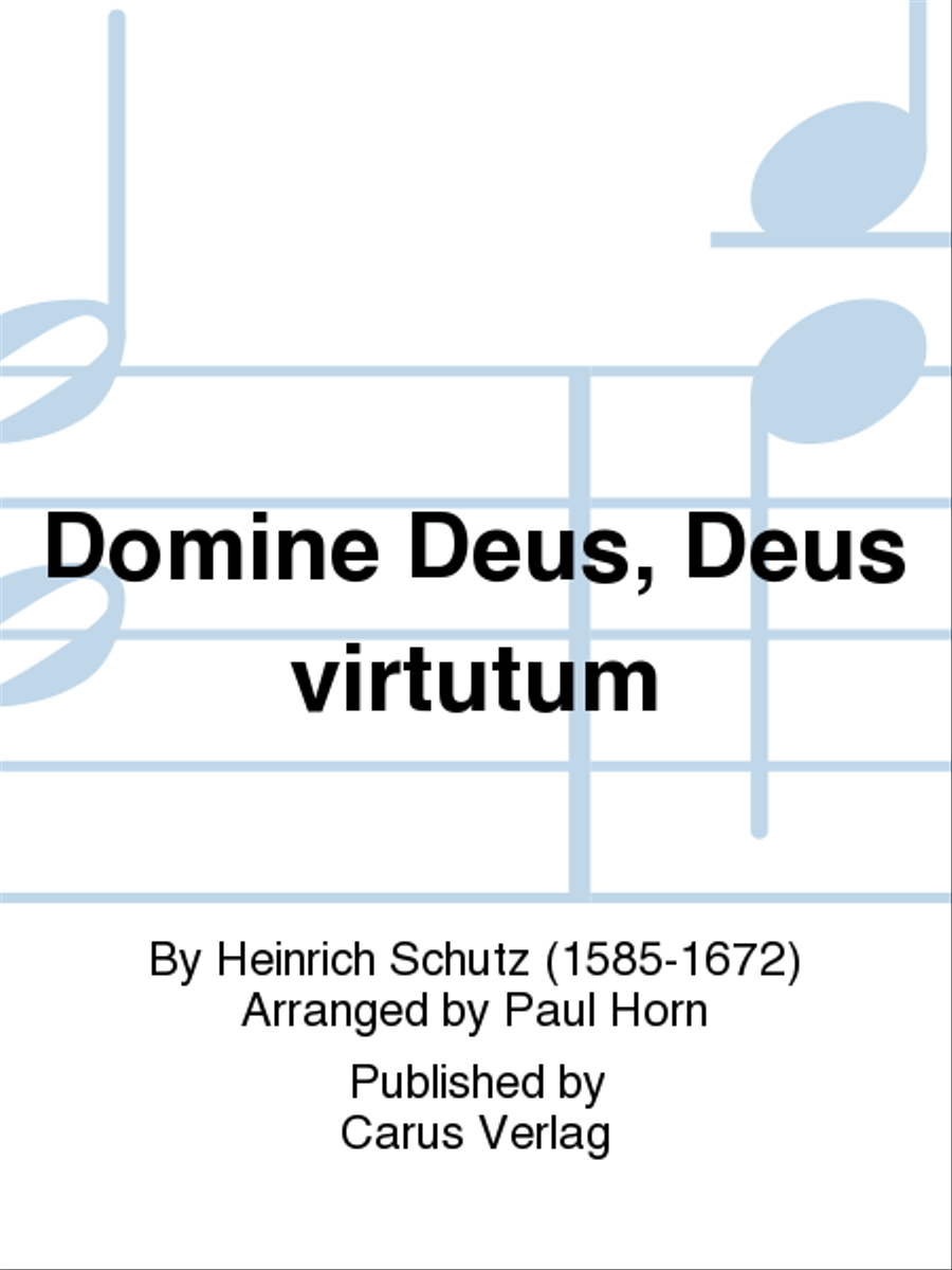 Domine Deus, Deus virtutum (Gott unser Herrscher, Herr der Gewalten) Bassoon Solo scores gallery preview page 1
