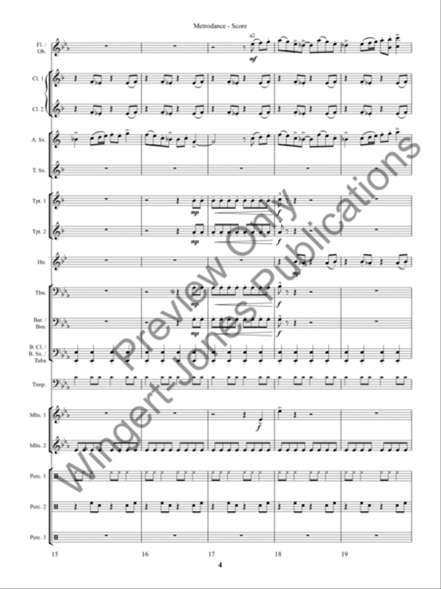 Pacifica Concert Band scores gallery preview page 7