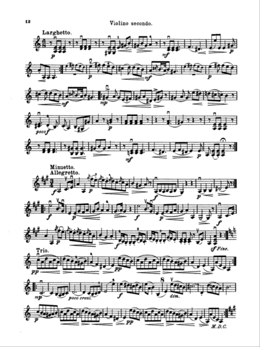 Boccherini: Three Duets, Op. 5 String Duet scores gallery preview page 3