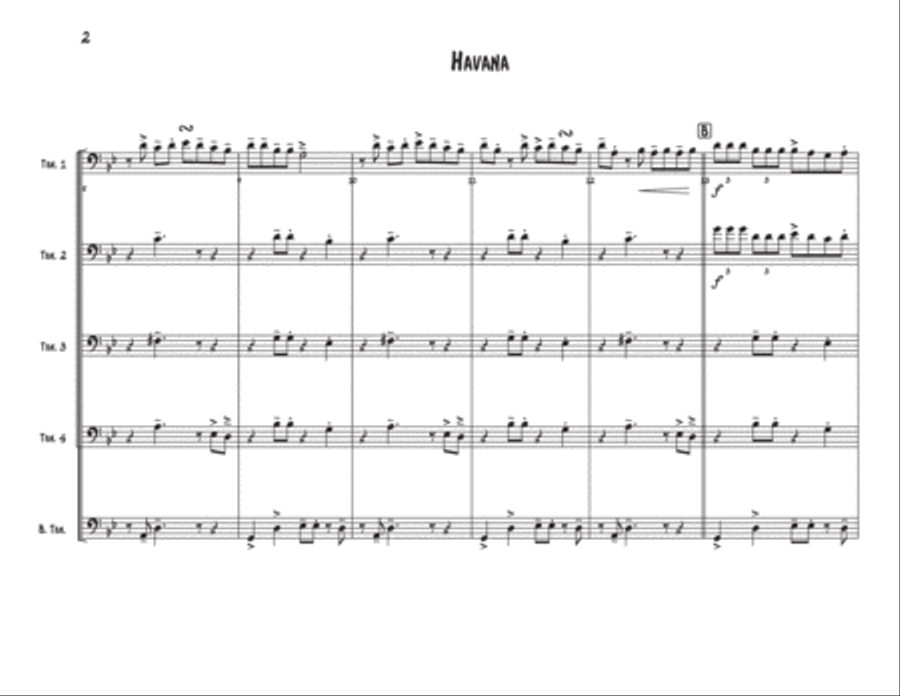 Havana Small Ensemble scores gallery preview page 2