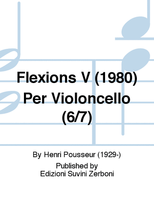 Flexions V (1980) Per Violoncello (6/7)