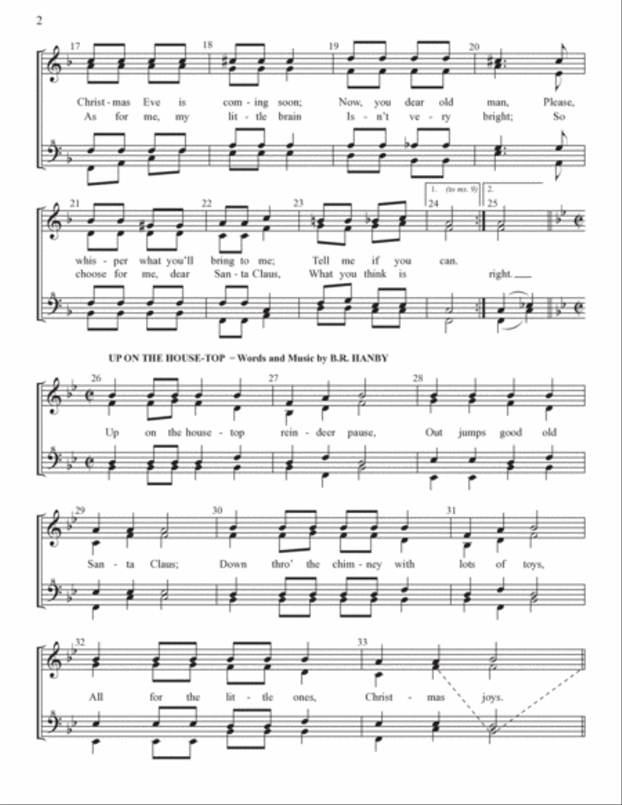 Yuletide Favorites (Volume I) SSAA scores gallery preview page 2