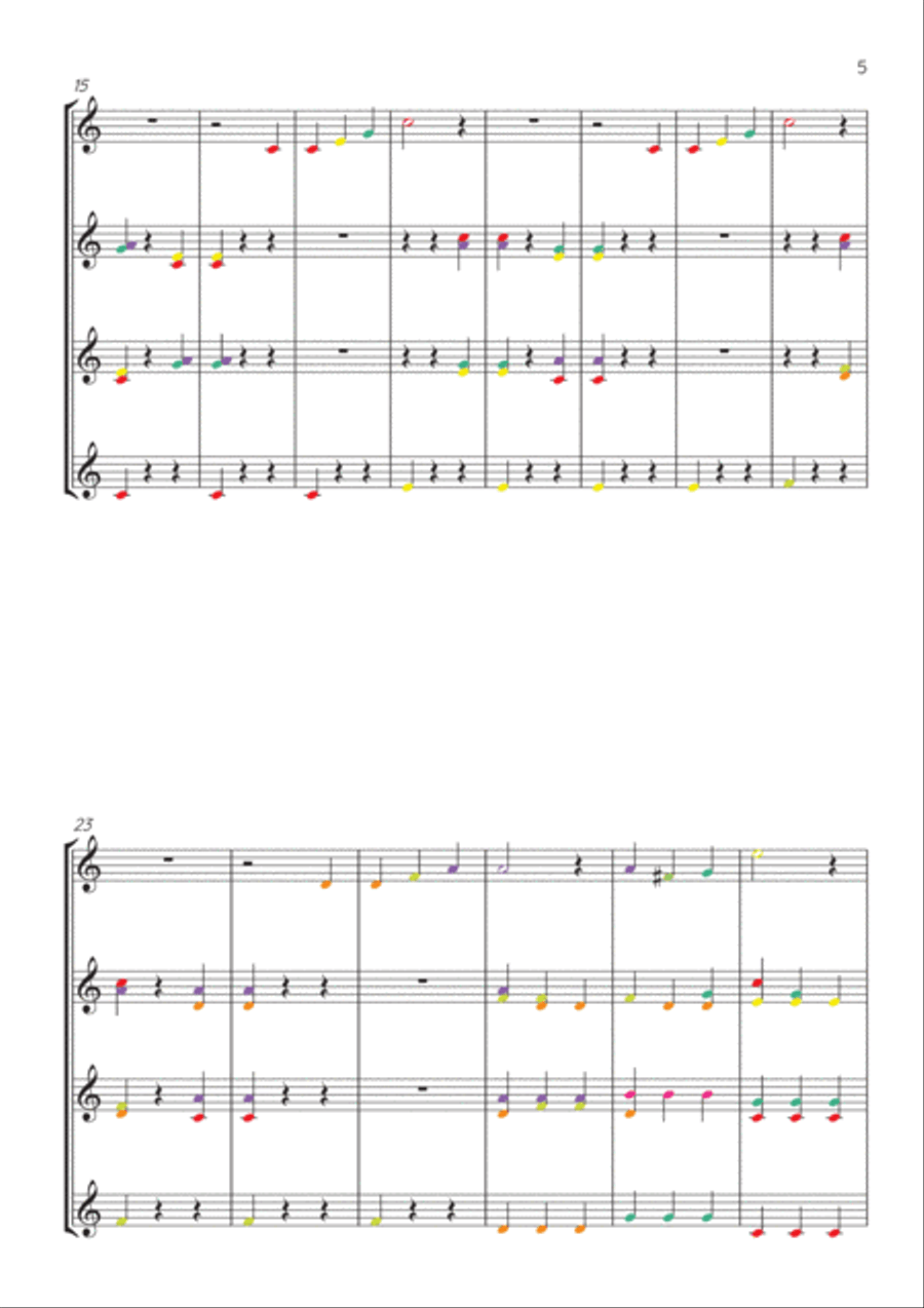 Boomwhackers Play Classical book 2 School and Community scores gallery preview page 5