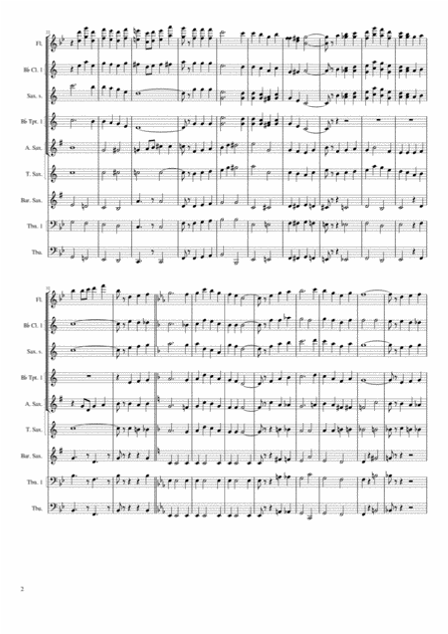 Danny Boy (Londonderry Air) Chamber Orchestra scores gallery preview page 2