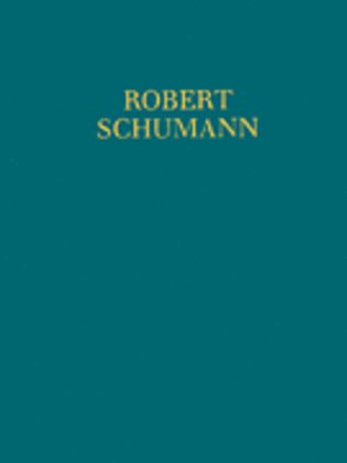 Book cover for Schumann Compl.edition 3/1/5