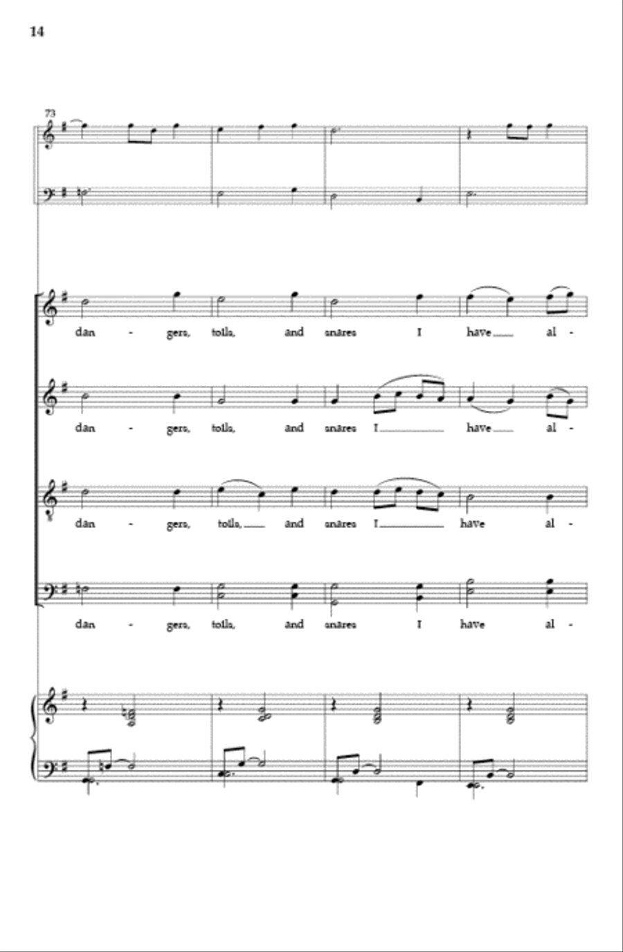 Amazing Grace (SATB) Amazing Grace (SATB) 4-Part scores gallery preview page 13