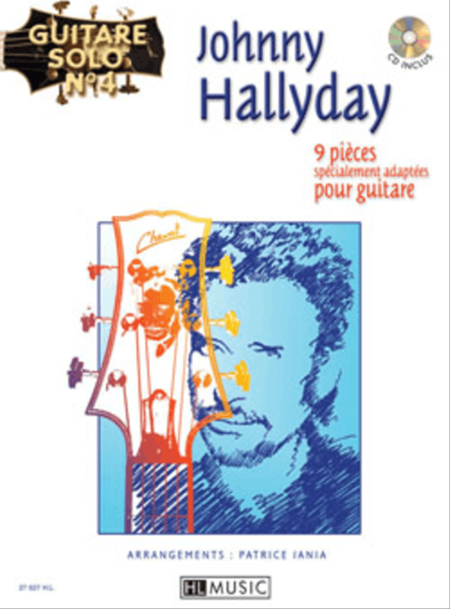 Guitare solo no. 4: Johnny Hallyday Acoustic Guitar scores gallery preview page 1