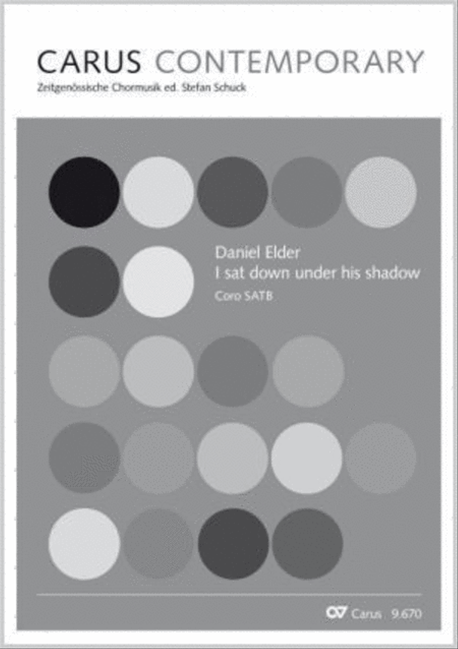 I sat down under his shadow 4-Part scores gallery preview page 1