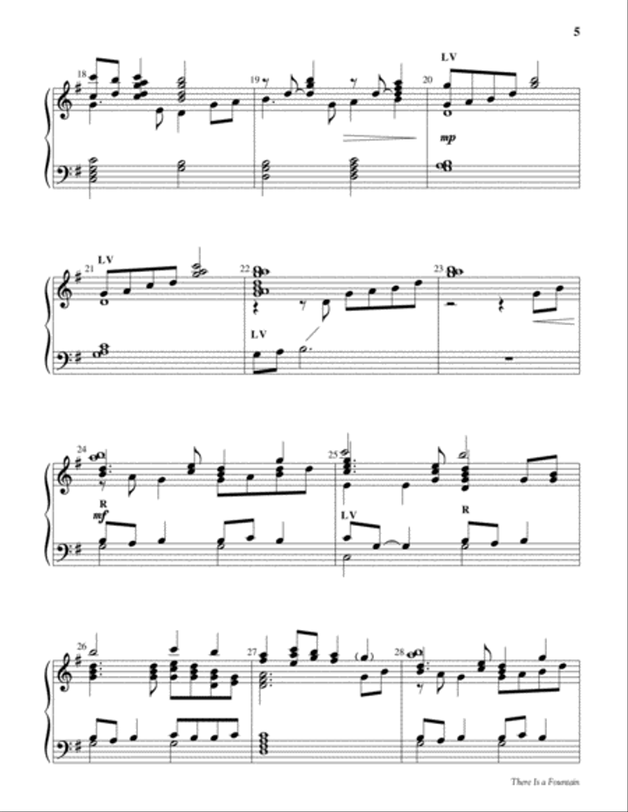There Is a Fountain There Is a Fountain 3-Octaves scores gallery preview page 4