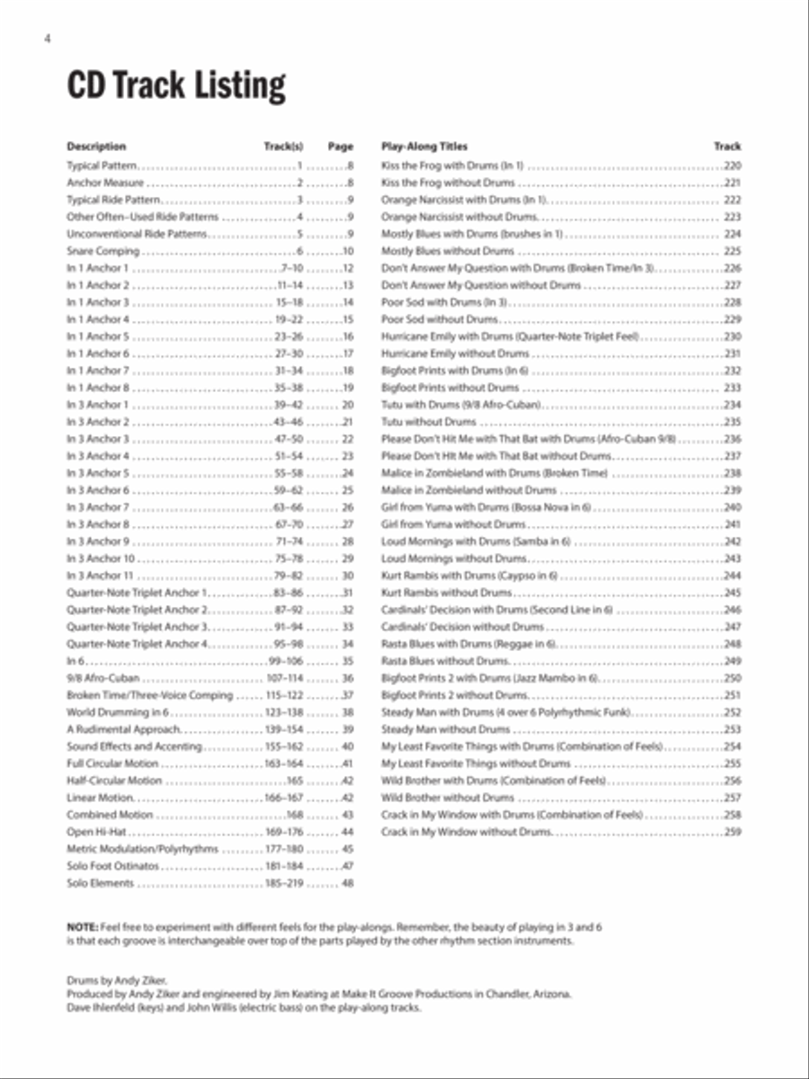 The Jazz Waltz The Jazz Waltz Drum Set scores gallery preview page 4
