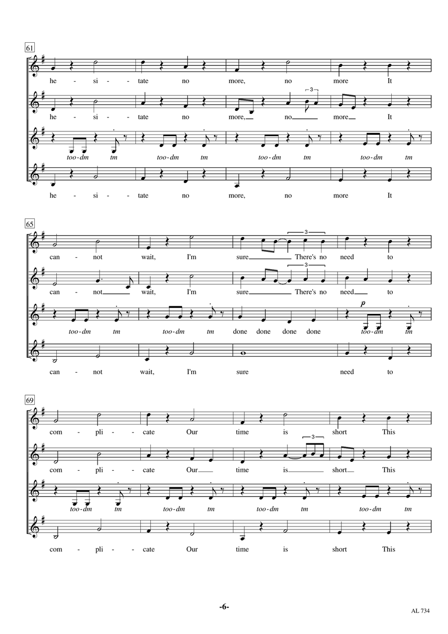 I'm Yours I'm Yours Choir scores gallery preview page 6