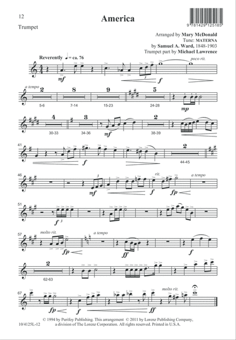 America 4-Part scores gallery preview page 12