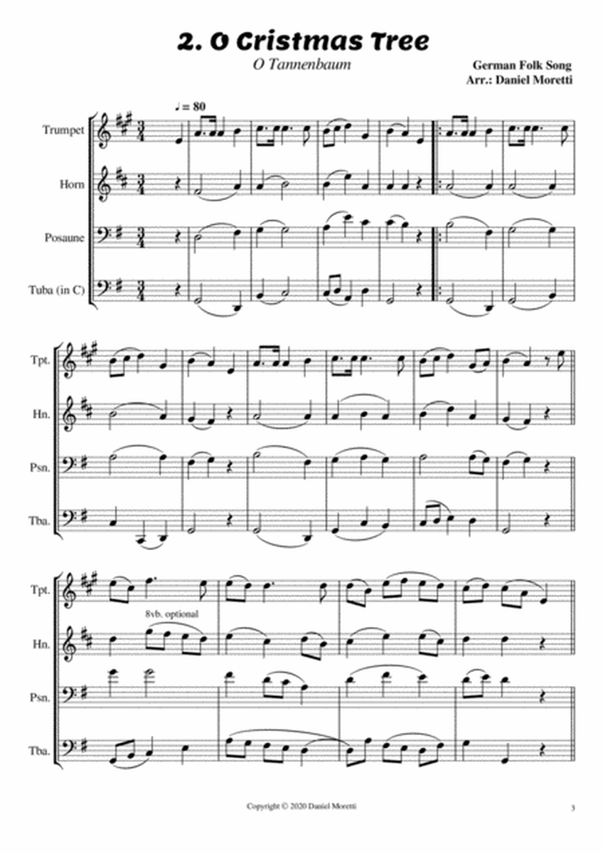 Christmas Song Book (5 songs) - Brass Quartet Edition image number null