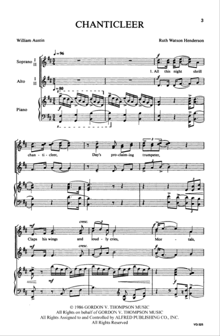 Songs of the Nativity (Six Songs) Choir scores gallery preview page 3