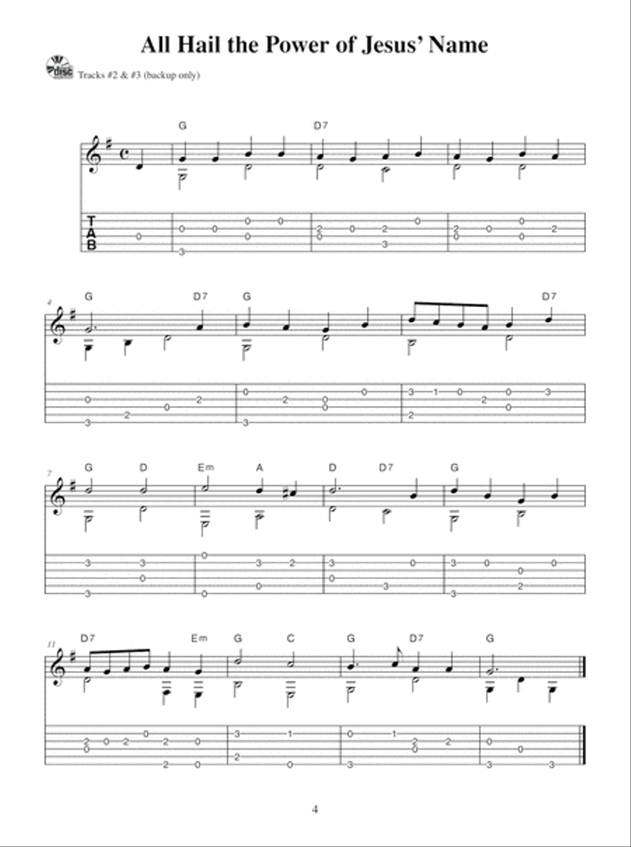 Fingerstyle Guitar Hymns Made Easy Fingerpicking Guitar scores gallery preview page 5