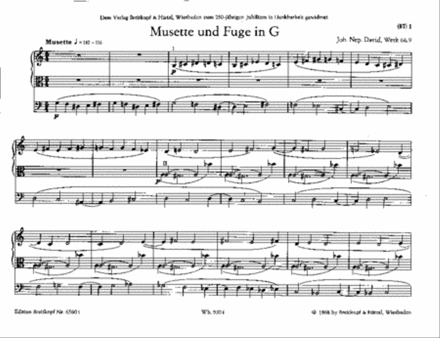 12 Organ Fugues through all the Keys Werk 66 Organ scores gallery preview page 2