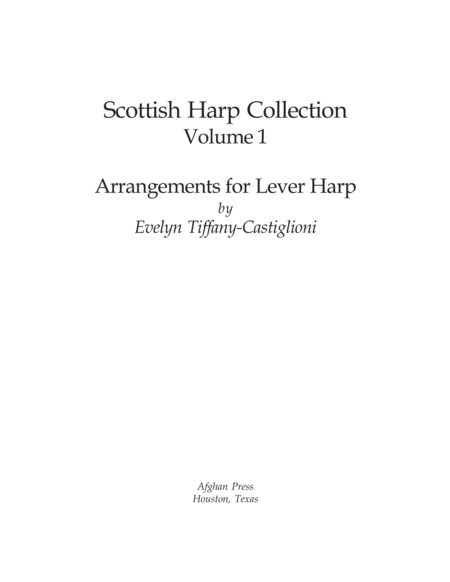 Scottish Harp Collection Volume 1
