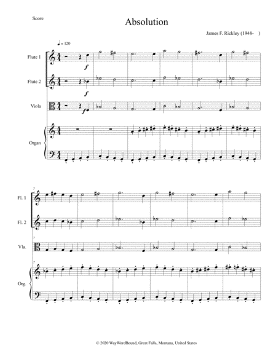 Absolution Absolution Small Ensemble scores gallery preview page 2