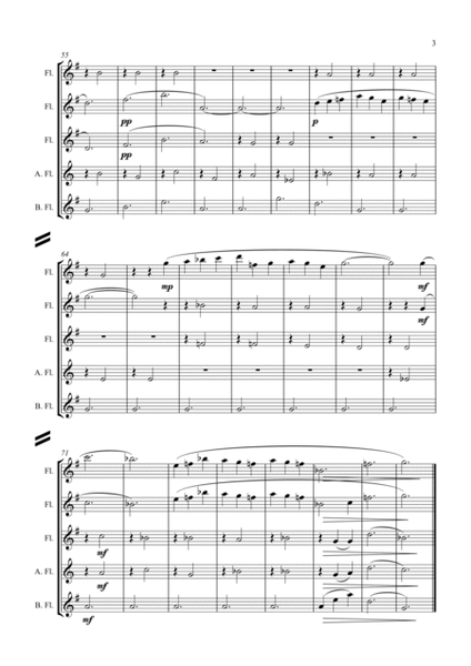 Satie: Gymnopedie No.1- flute quintet image number null
