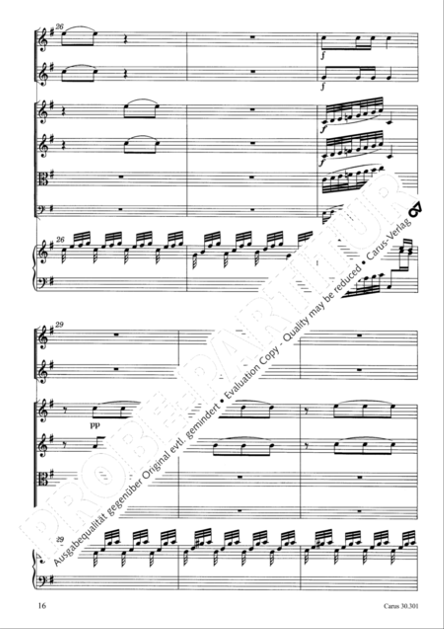 The love God bears us (Die Liebe Gottes ist ausgegossen) 4-Part scores gallery preview page 16