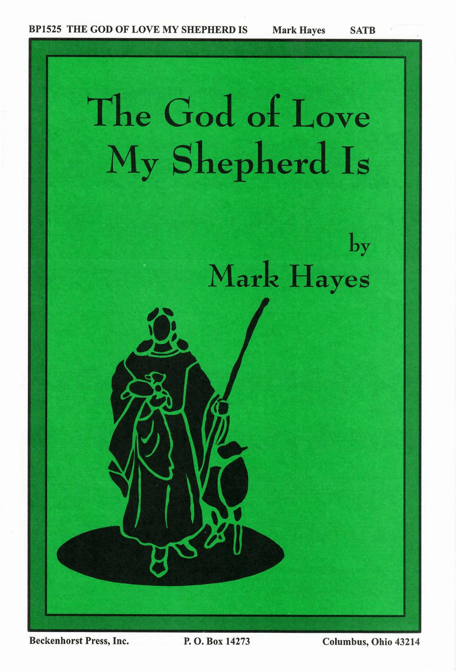 The God of Love My Shepherd Is 4-Part scores gallery preview page 1