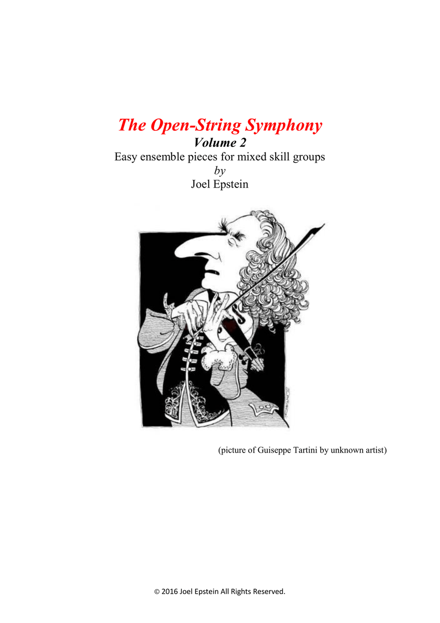 Open-String Symphony 2: easy violin ensemble pieces for mixed skill levels String Trio scores gallery preview page 1