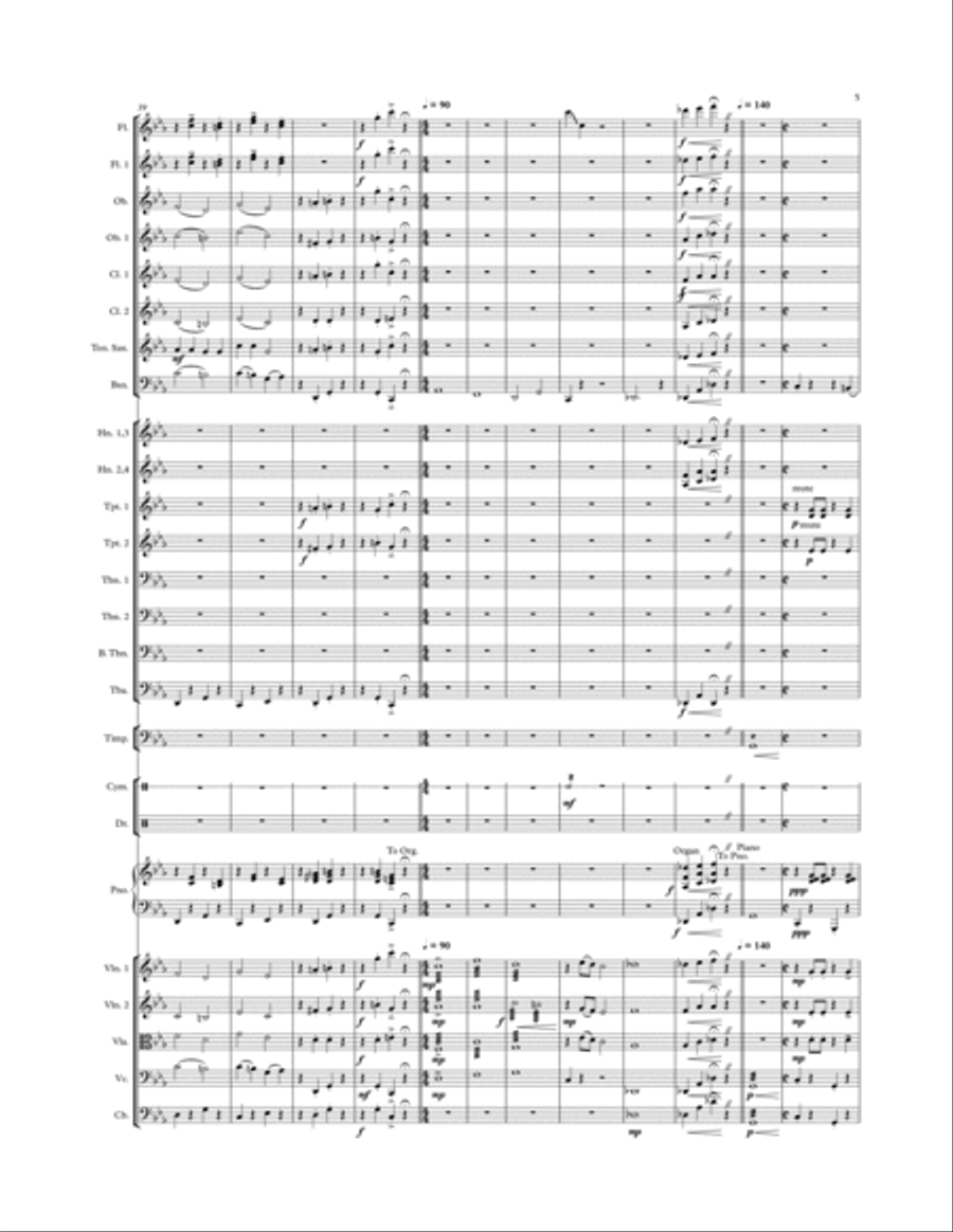Poor Unfortunate Souls Full Orchestra scores gallery preview page 5