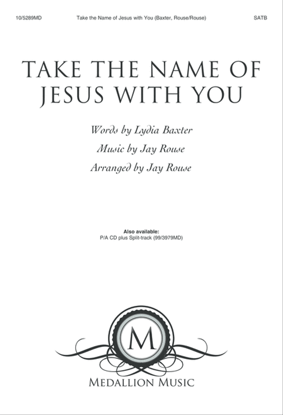 Take the Name of Jesus with You 4-Part scores gallery preview page 1