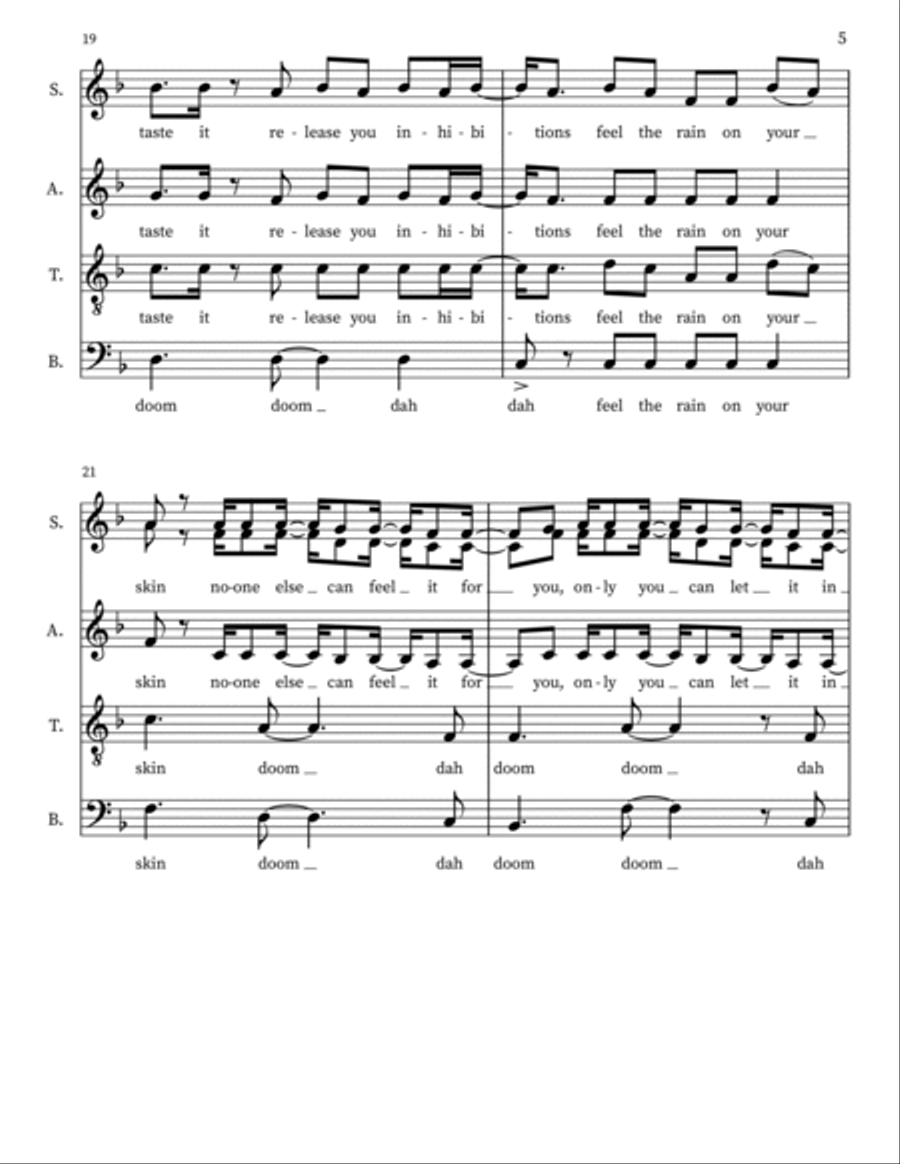 Unwritten Unwritten Divisi scores gallery preview page 5