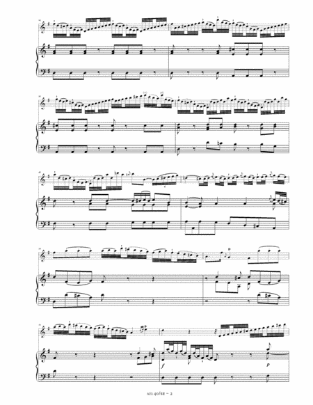 Flute Concerto in G major (Badley G3, Study Edition)