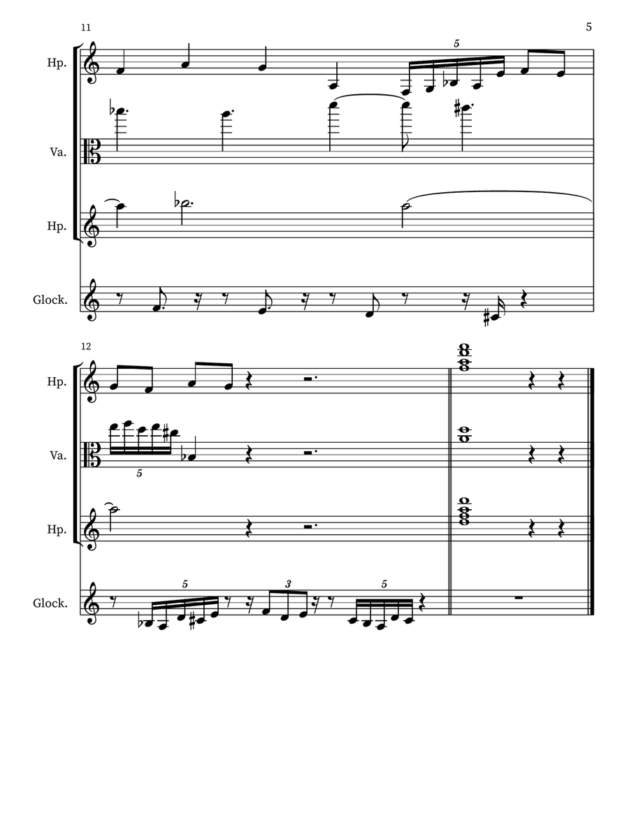 Children's Musing 17 Small Ensemble scores gallery preview page 5